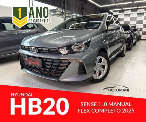 HYUNDAI HB20 1.0 12V FLEX SENSE PLUS MANUAL